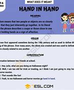 hand in